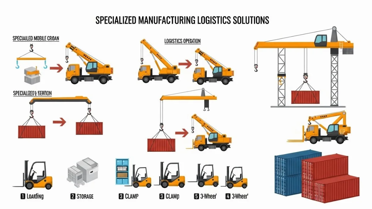 Đội ngũ kỹ thuật thực hiện bảo trì xe nâng đặc chủng định kỳ