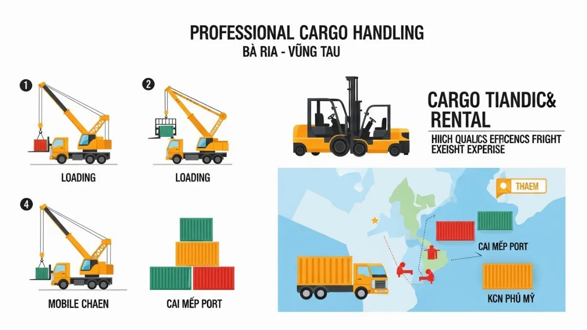 Đội ngũ kỹ thuật hỗ trợ bảo trì và sửa chữa xe nâng tận nơi tại Vũng Tàu