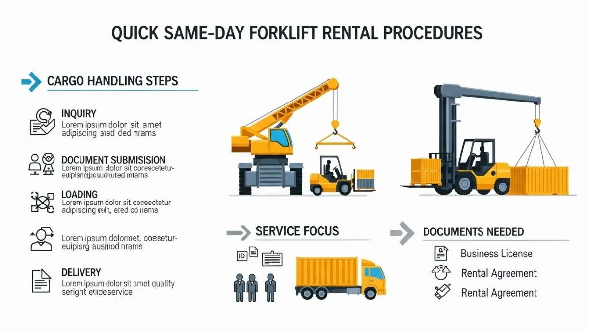 Lưu ý quan trọng khi thuê xe nâng đảm bảo an toàn và hiệu quả