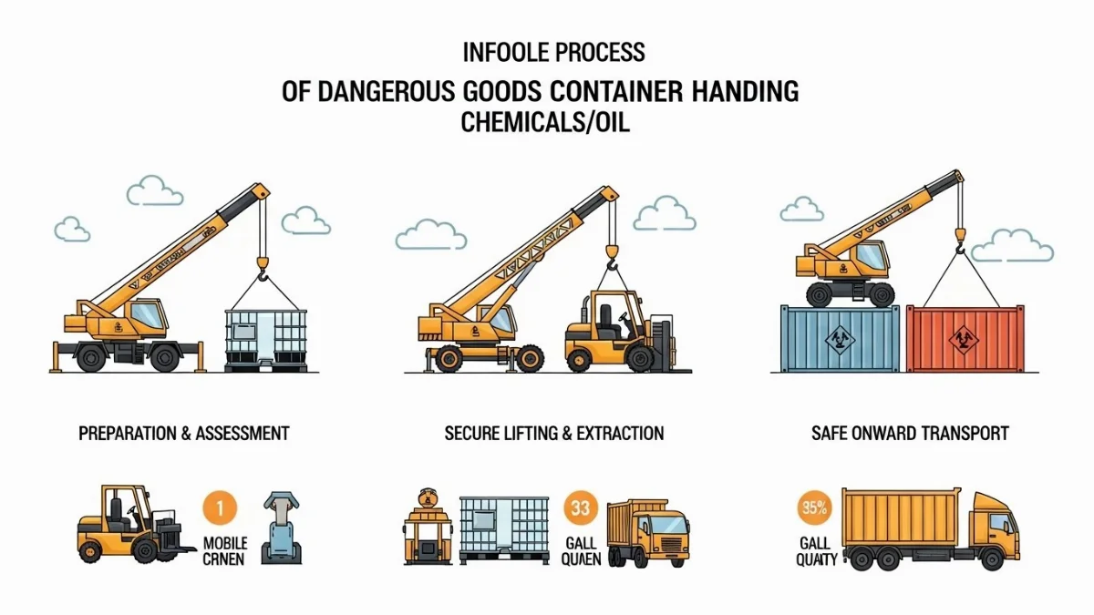 Đội ngũ xe nâng hiện đại sẵn sàng phục vụ rút container