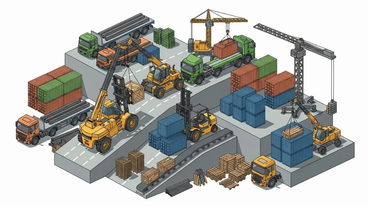 So sánh xe nâng dầu 4 bánh và 3 bánh phù hợp công trường