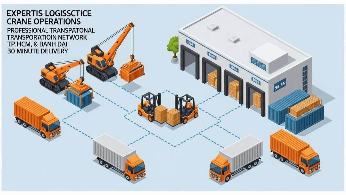 Phạm vi dịch vụ rộng khắp các khu công nghiệp