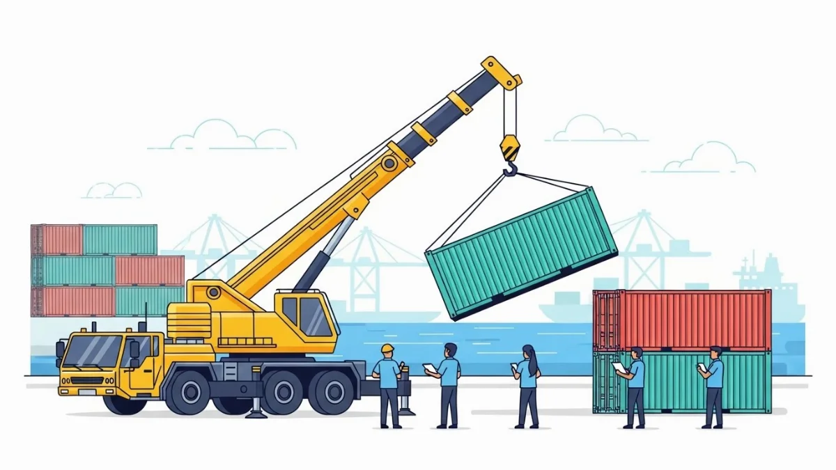 Đánh giá tình hình container kẹt và chuẩn bị an toàn