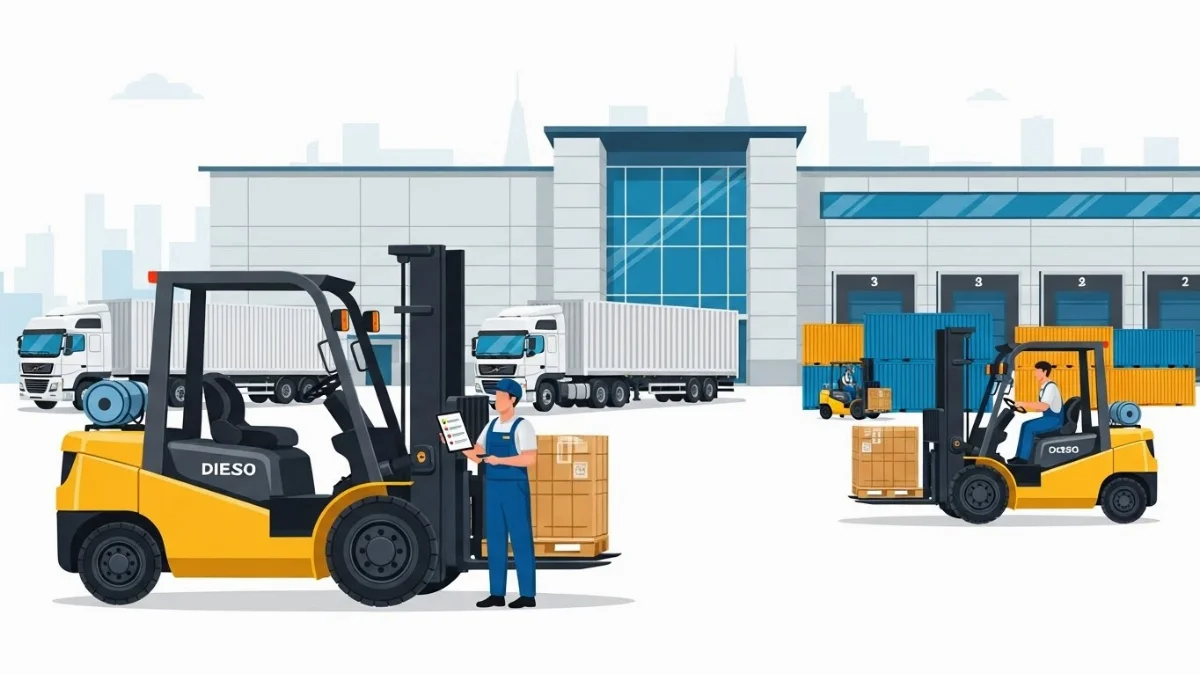 Kiểm tra má phanh xe nâng dầu định kỳ để đảm bảo an toàn