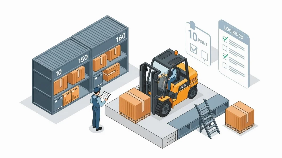 Kiểm tra đèn pha và còi xe nâng dầu trước khi vận hành