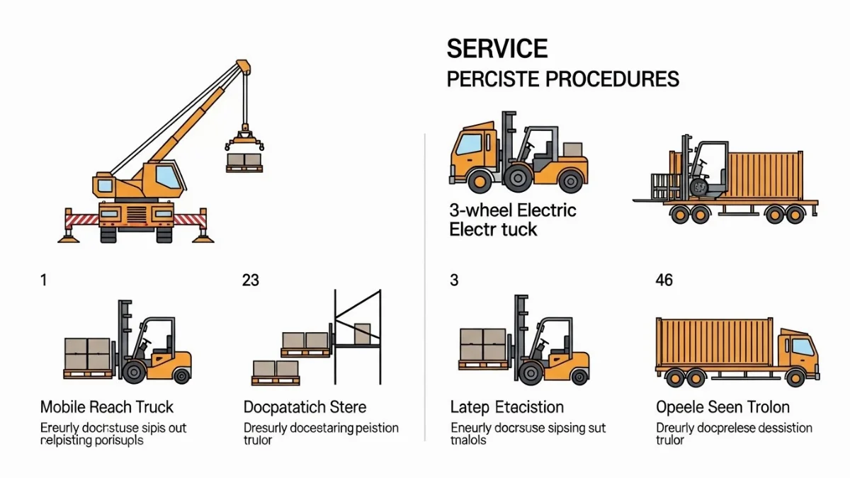 Xe nâng điện cho lối đi hẹp, tăng hiệu quả kho bãi