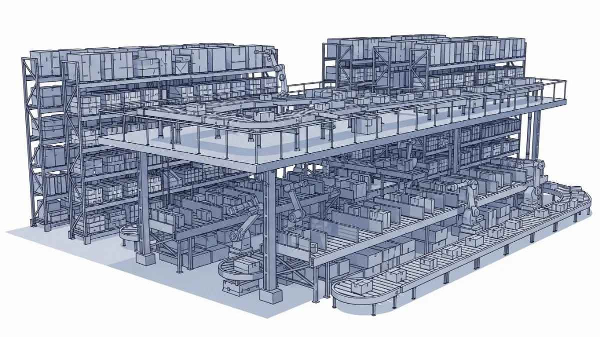 Hệ thống AGV tự động hóa kho hàng thông minh 4.0, tăng năng suất