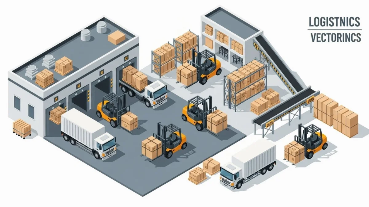 Xe nâng kẹp gỗ chuyên dụng vận chuyển các bó gỗ tại xưởng sản xuất