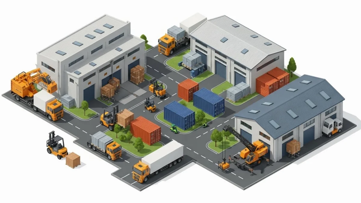 Kỹ thuật viên đang kiểm tra động cơ xe nâng