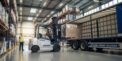 Cho Thuê Xe Nâng Điện Giá Tốt: Komatsu/Toyota Pin Lithium – Tiết Kiệm 40% Chi Phí Nhiên Liệu