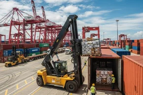 Xe Nâng Dầu 2.5–10 Tấn: Giải Pháp Cho Công Trường & Rút Container An Toàn