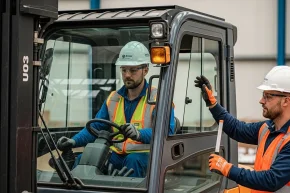 Thuê Xe Nâng Rút Container Cho Hàng Nguy Hiểm (Hóa Chất, Dầu Mỡ): Tiêu Chuẩn Đặc Biệt