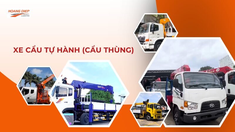 Bảng giá thuê xe cẩu tự hành tại Hoàng Diệp