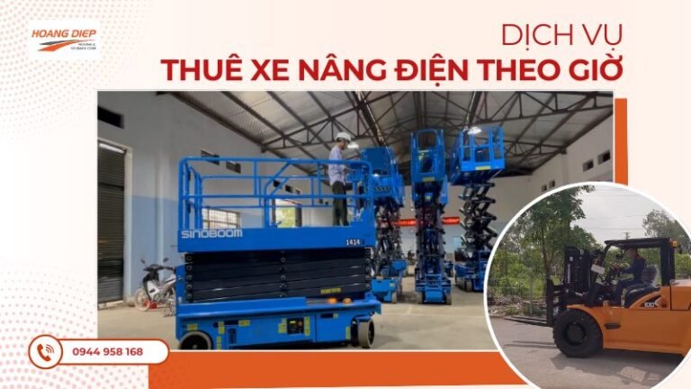 Dịch vụ thuê xe nâng điện theo giờ