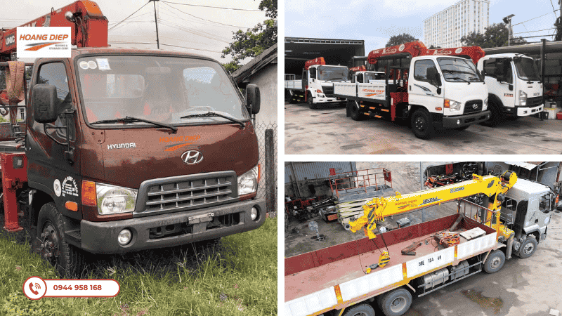 Đội xe cẩu tự hành cho thuê tại Hoàng Diệp