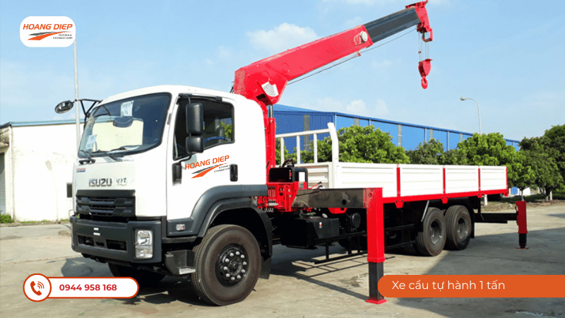 Xe cẩu tự hành 1 tấn của Hoàng Diệp