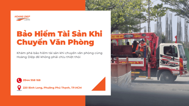 Bảo hiểm tài sản khi chuyển văn phòng