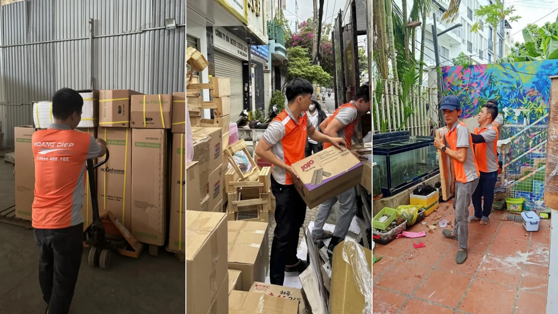 dịch vụ chuyển nhà trọn gói tại Hoàng Diệp