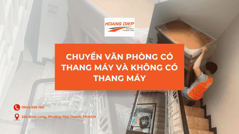 Chuyển văn phòng có thang máy và không có thang máy