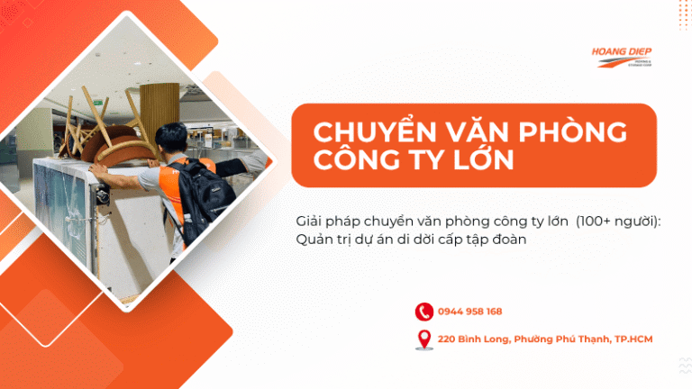 Dịch vụ chuyển văn phòng công ty lớn