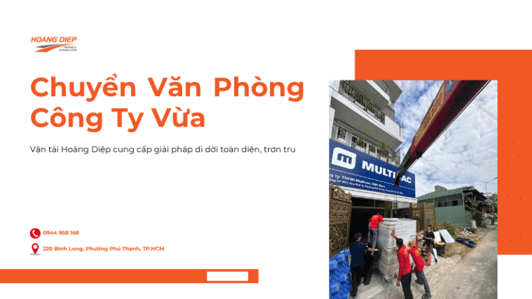 Chuyển văn phòng công ty vừa