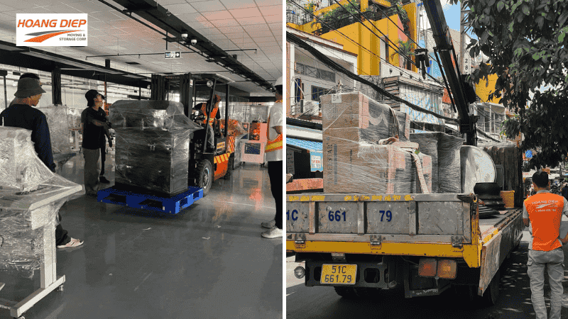 di dời máy móc chuyên nghiệp từ Nâng Hạ & Vận Tải Hoàng Diệp 