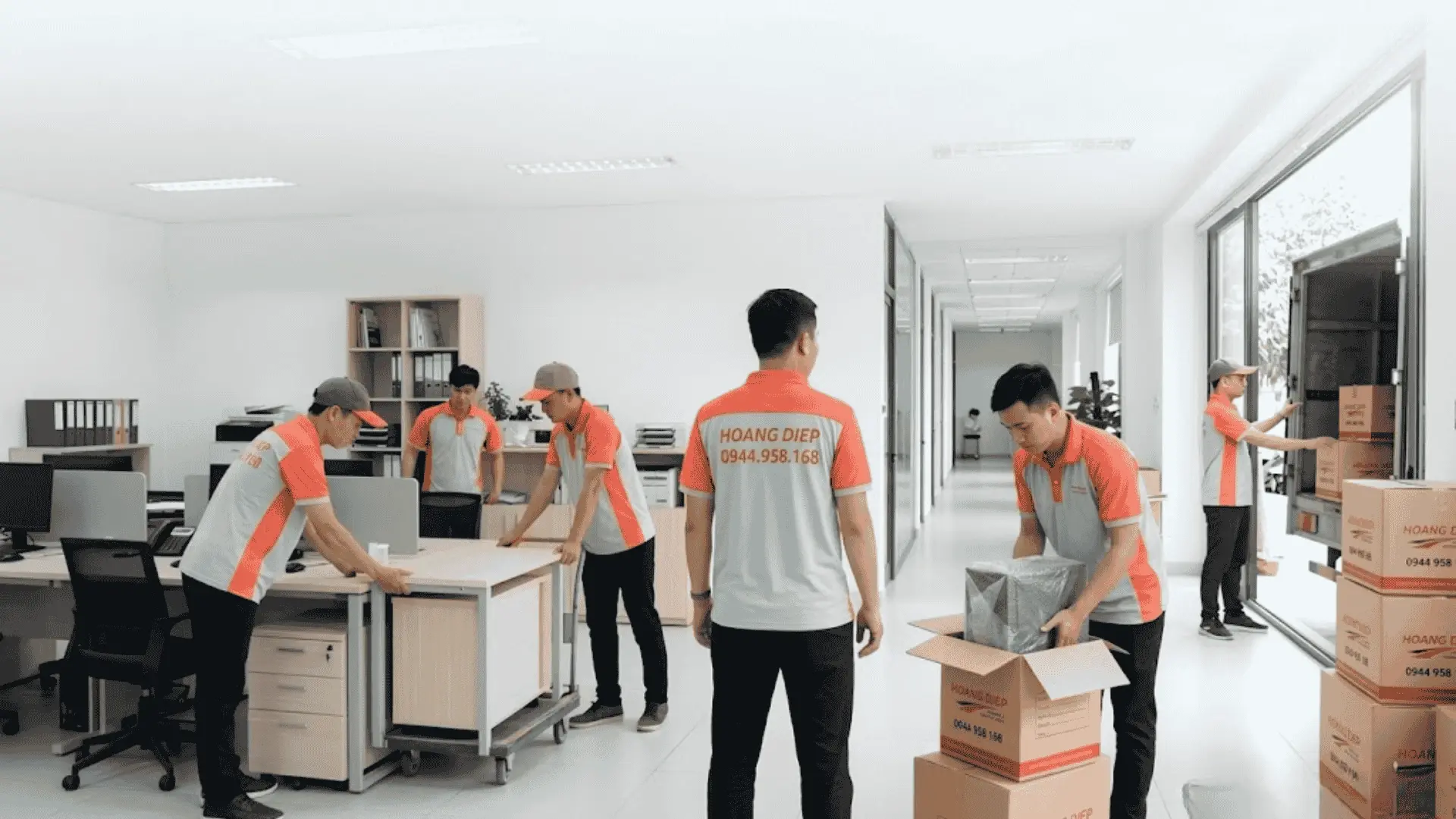 Dịch vụ chuyển văn phòng chuyên nghiệp Hoàng Diệp
