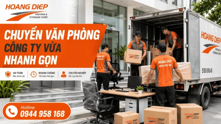 Dịch vụ chuyển văn phòng công ty vừa an toàn và nhanh chóng
