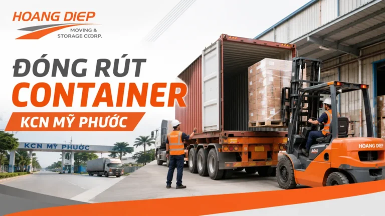 Dịch vụ đóng rút container KCN Mỹ Phước