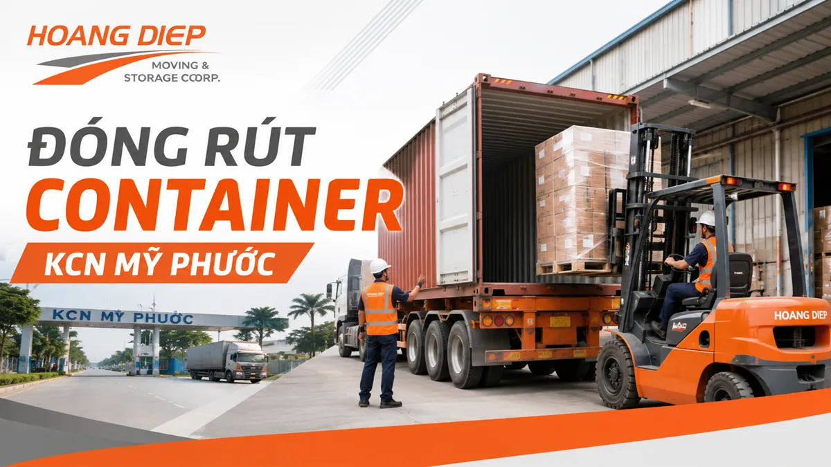 Dịch vụ đóng rút container KCN Mỹ Phước