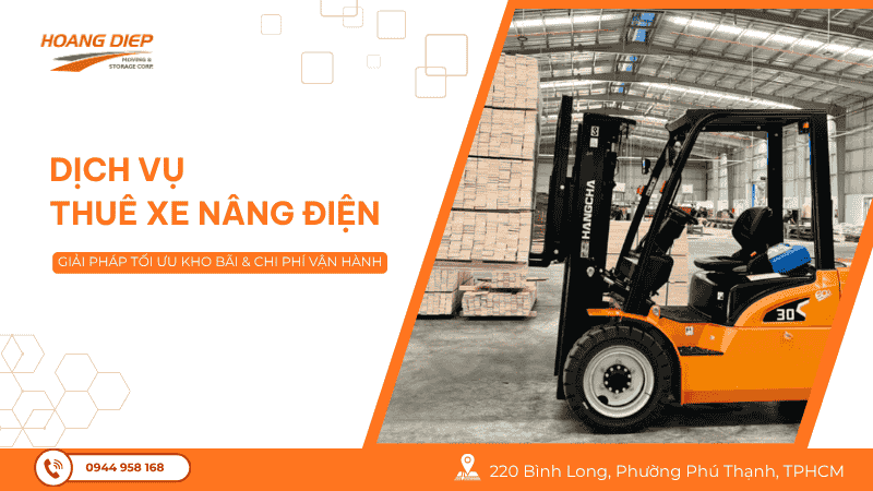 dịch vụ thuê xe nâng điện uy tín