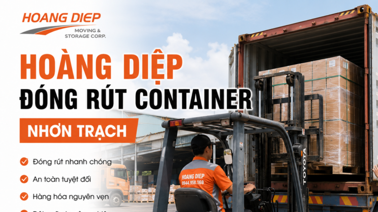 Hoàng Diệp Đóng Rút Container Nhơn Trạch