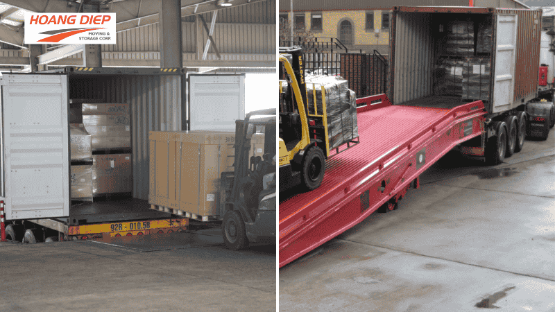 đóng rút container chuẩn kỹ thuật an toàn hiệu quả