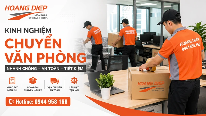 Kinh nghiệm chuyển văn phòng tại Hoàng Diệp