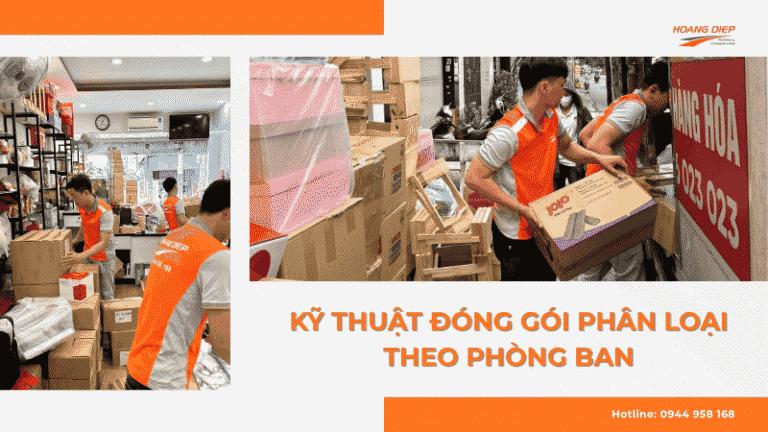 Kỹ thuật đóng gói phân loại theo phòng ban của Hoàng Diệp