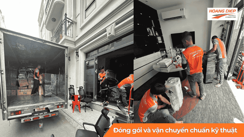 quy trình đóng gói vận chuyển chuyên nghiệp an toàn