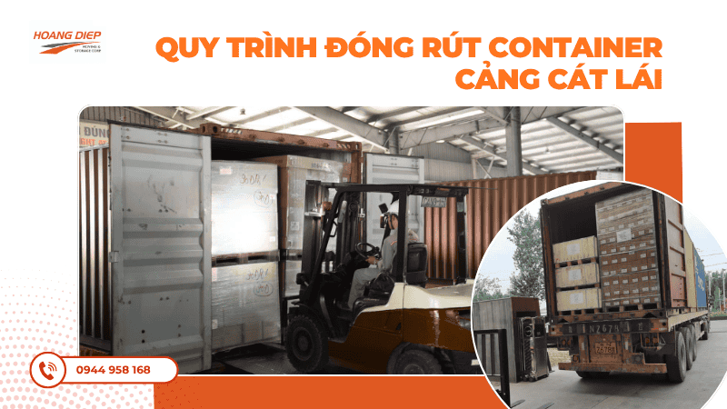 quy trình đóng rút continer cảng Cát Lái