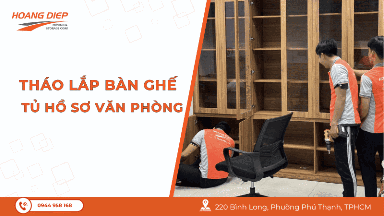 kỹ thuật tháo lắp bàn ghế tủ hồ sơ văn phòng chuyên nghiệp