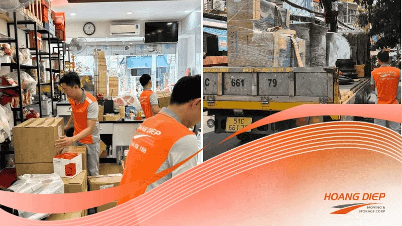 Thi công bốc xếp và luân chuyển tài sản