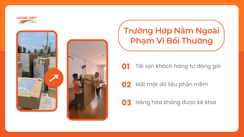 Những trường hợp nằm ngoài phạm vi bồi thường