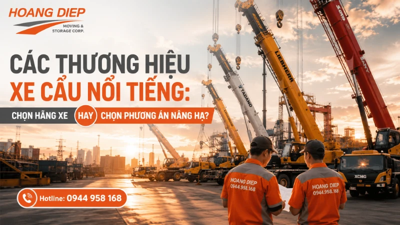 Các thương hiệu xe cẩu nổi tiếng