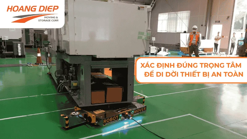 Cần xác định trọng tam thiết bị trước khi di dời