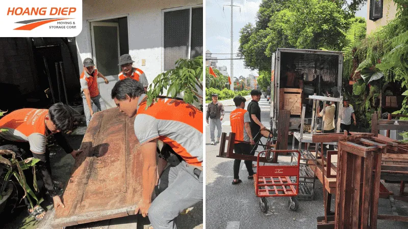 Chuyển nhà an toàn giá tốt tại Nâng hạ & Vận tải Hoàng Diệp
