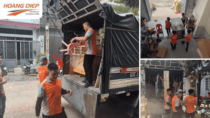 Dịch vụ chuyển trọ uy tín giá tốt tại Vận Tải Hoàng Diệp