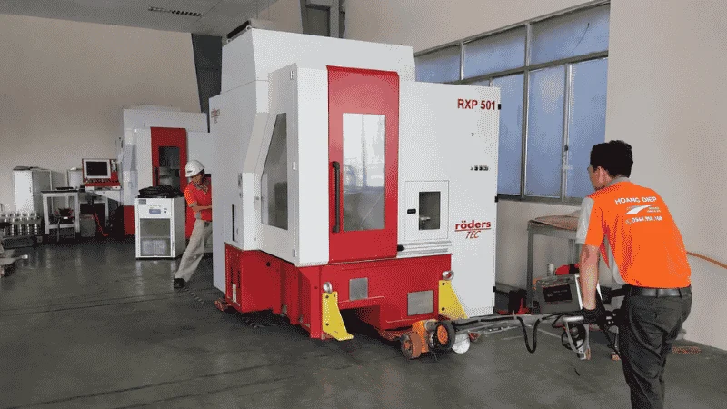 di dời máy cnc KCN Trảng Bàng