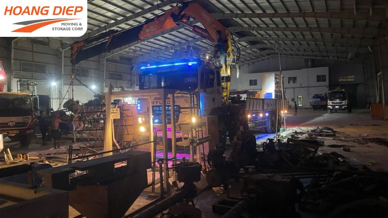 Vận Tải Hoàng Diệp cung cấp dịch vụ thuê xe cẩu 24/7
