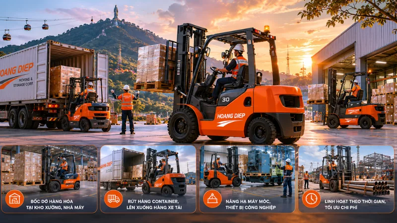 Hoàng Diệp phụ vụ các nhu cầu thuê xe nâng tại Tây Ninh