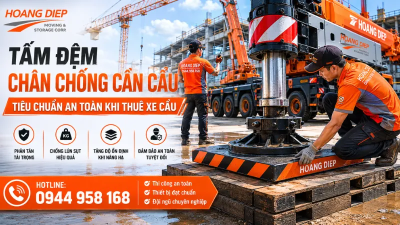 Vai Trò Tấm đệm chân chống cần cẩu