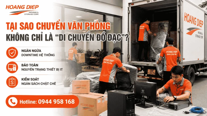 Tầm quan trọng của việc lựa chọn đơn vị chuyển văn phòng uy tín