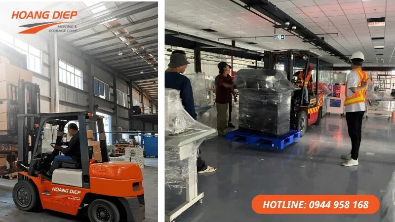 Hoàng Diệp cung cấp dịch vụ thuê xe nâng kho xưởng, nhà máy tại KCN Long Thành